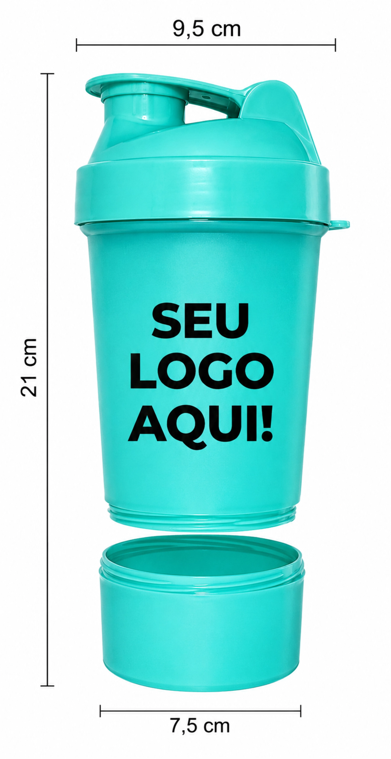 Coqueteleira Duo Pack 500ml Personalizada